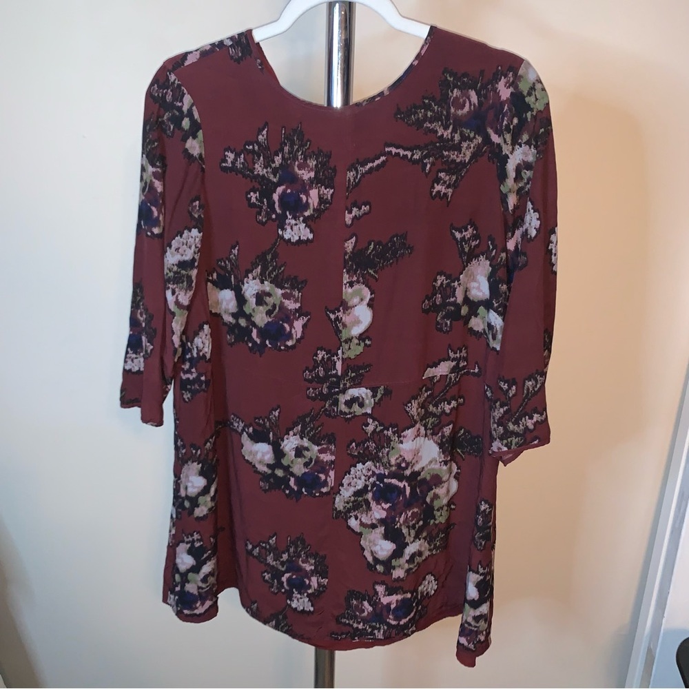 Wilfred Viscose Burgundy Dress